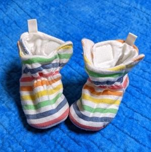 5/$25 perfect rainbow booties